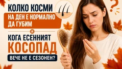Колко косми на ден е нормално да губим и кога есенният косопад вече не е сезонен