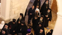 Патриарх Даниил тържествено посрещнат във Витлеем с песнопения и специално богослужение