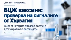 "Бул Био": Няма доказателства за проблем с качеството на БЦЖ ваксината