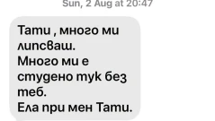 Тормозят бащата на Сияна с брутални SMS-и от чужбина
