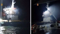 Опасна спасителна мисия в Черно море: Първи кадри от подпалените танкери WINE TRADOR и YARA J (СНИМКИ и ВИДЕО)